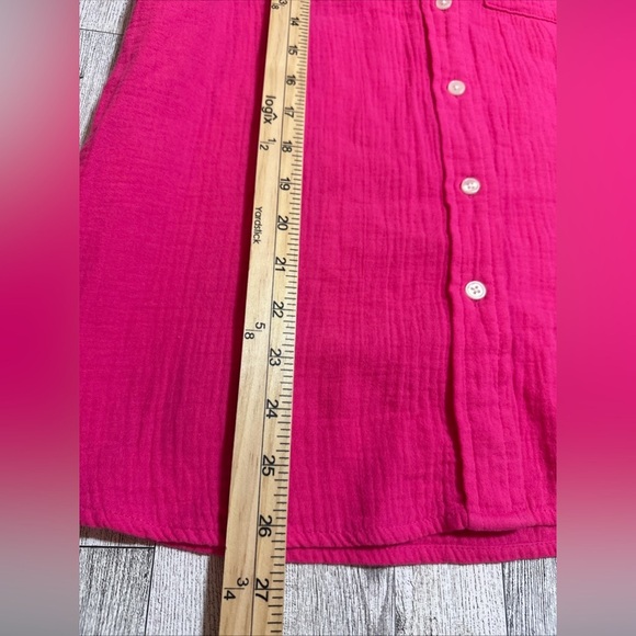 J Crew Shirt Womens Sz XS Classic Button Front Pocket Crinkle Cotton Re-Imagined - Picture 11 of 12